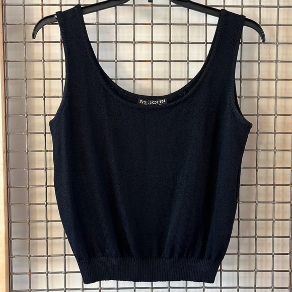 St. John Tops - St. John Basics Santana Knit Tank, Size L
